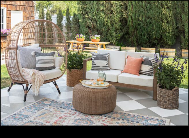 Tendințe în mobilier de grădină Alfresco Living șic și confortabil pentru 2024