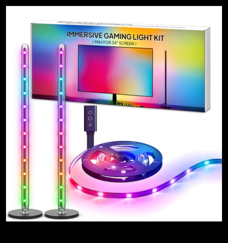 Simfonie vizuală: monitoare cu iluminare RGB sincronizată